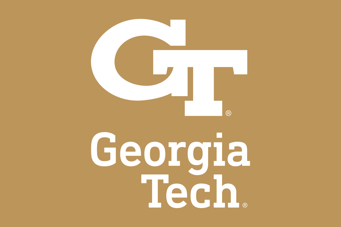 Georgia Tech, vertical, white on gold variant, cell 195