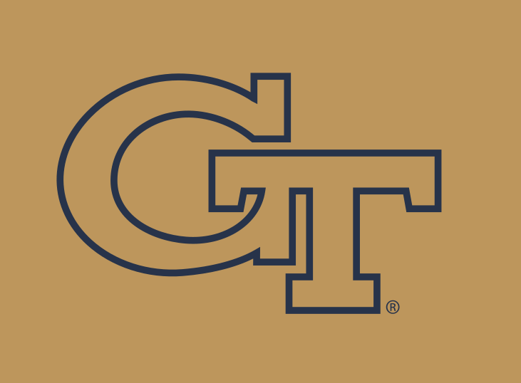 Interlocking GT, Navy outline on Tech Gold variant, cell 12