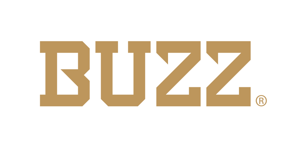 BUZZ wordmark, gold variant, cell 103