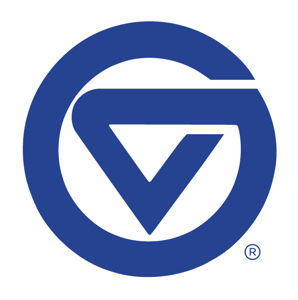 Grand Valley State University lettermark, blue variant, cell 17