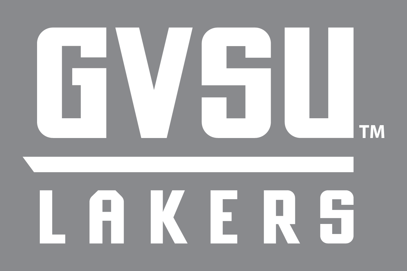 GVSU Lakers wordmark, all white variant, cell 62