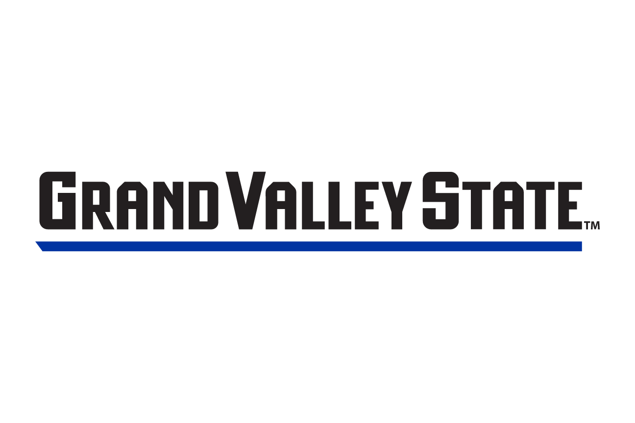 Grand Valley State wordmark, full color variant, cell 23