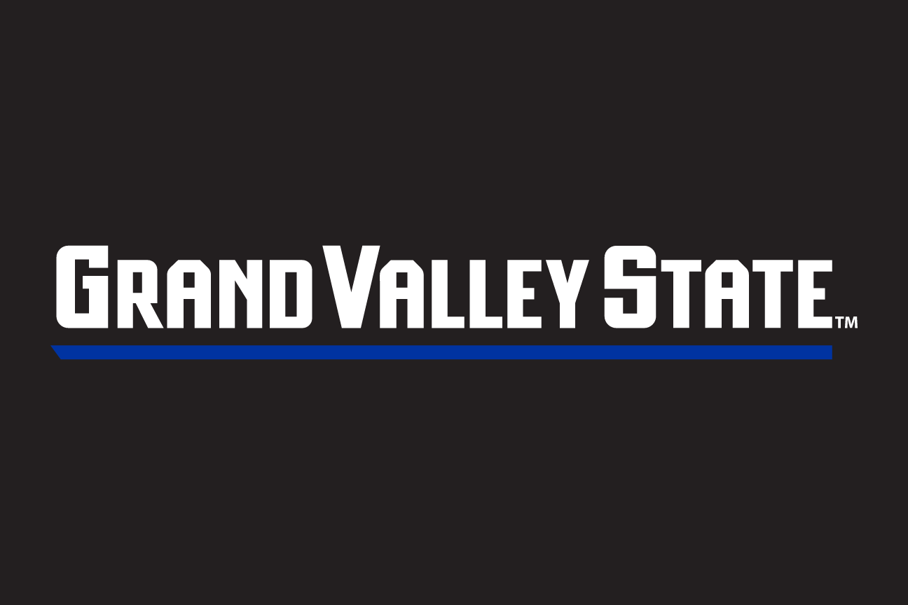 Grand Valley State wordmark, full color on black variant, cell 31