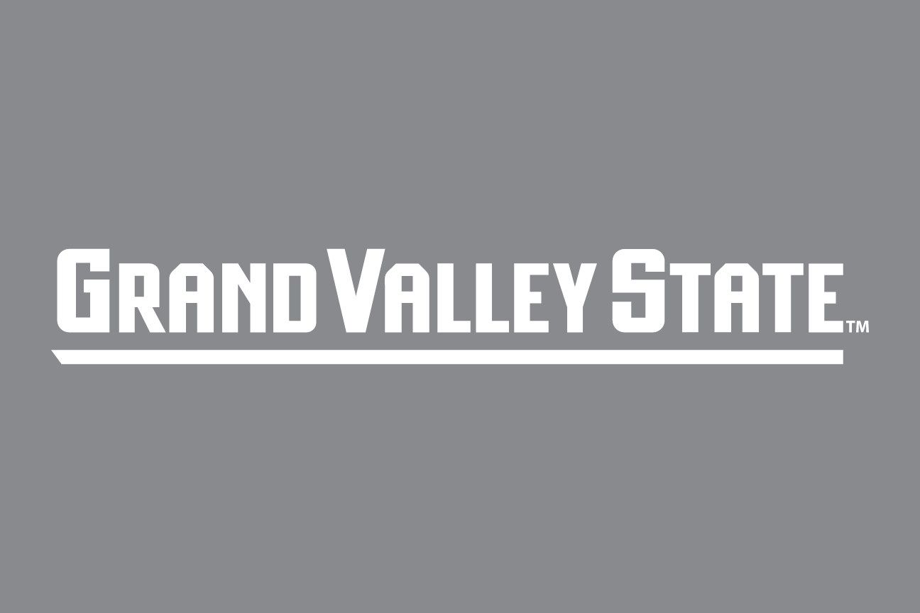 Grand Valley State wordmark, all white variant, cell 63