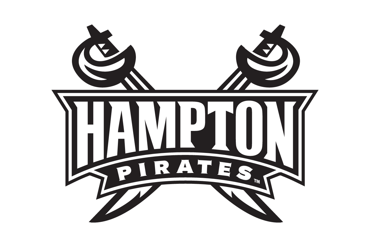 Hampton Pirates logo, black variant, cell 2