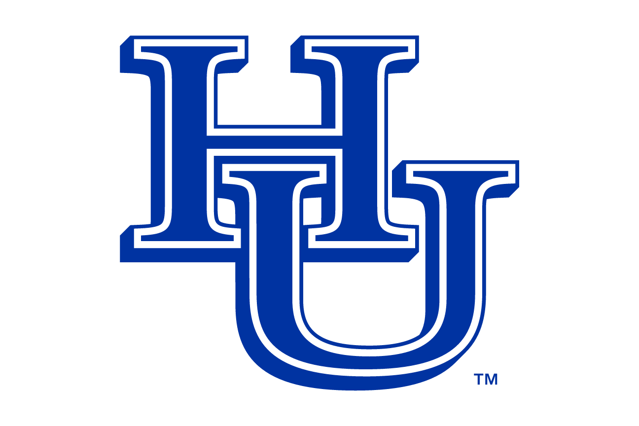 HU lettermark, blue variant, cell 6
