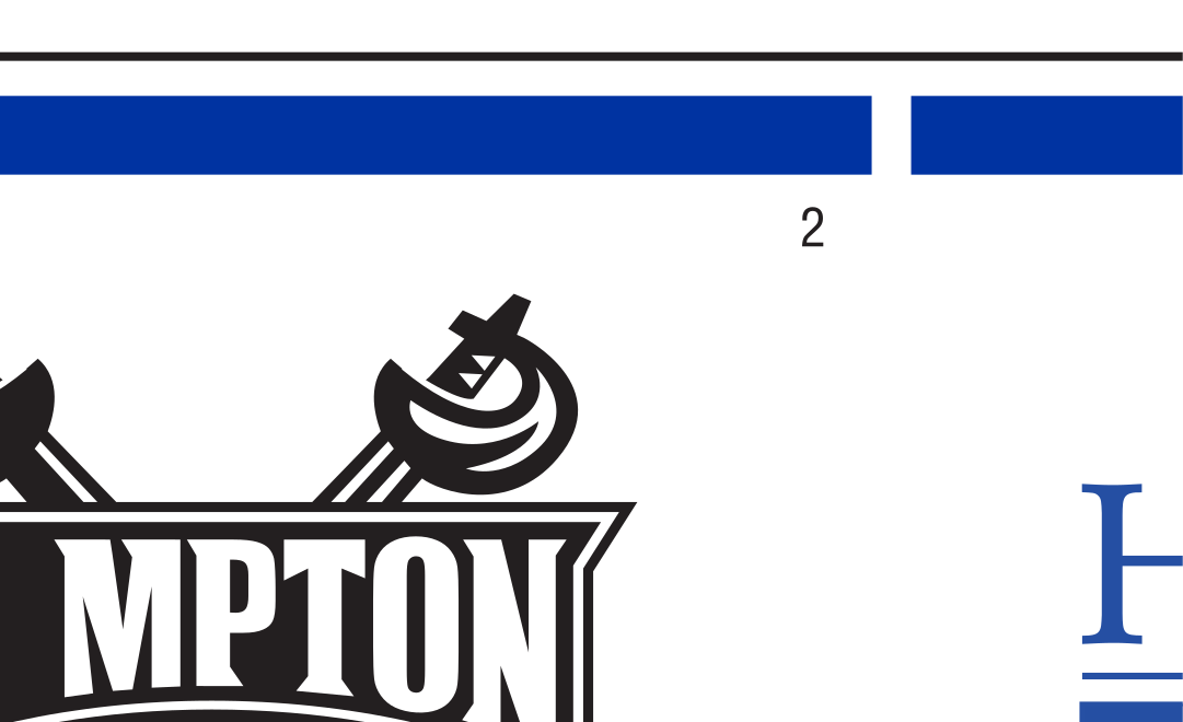 Hampton Pirates logo, black variant, cell 2