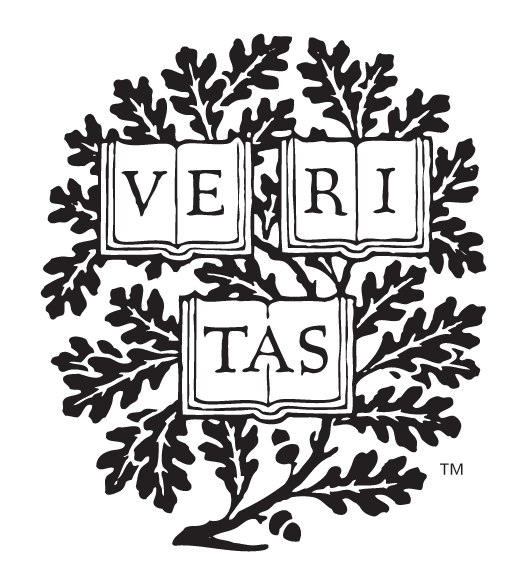 Harvard University seal, ornate shield with leaves, black and white variant, cell 50