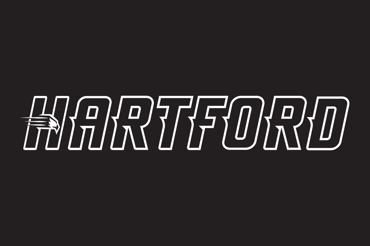 HARTFORD wordmark, white on black variant, cell 30