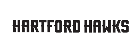 HARTFORD HAWKS wordmark, black variant, cell 32