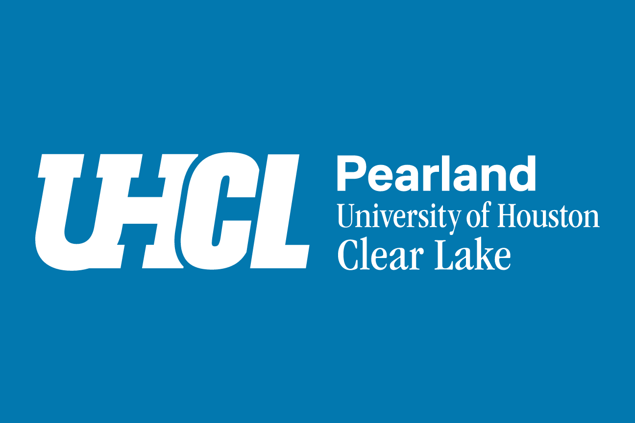 Pearland campus logo, white reverse variant, cell 28