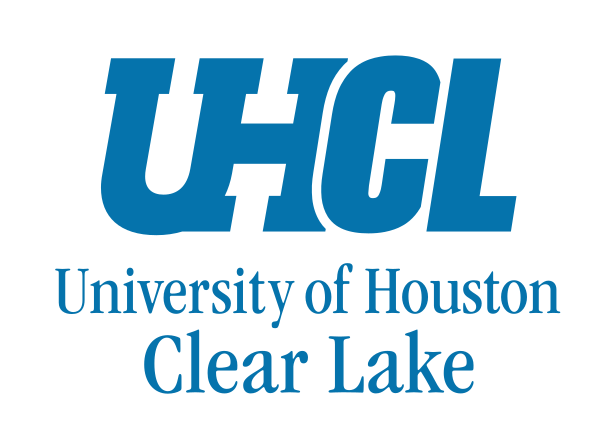 UHCL signature, vertical lockup, blue variant, cell 2