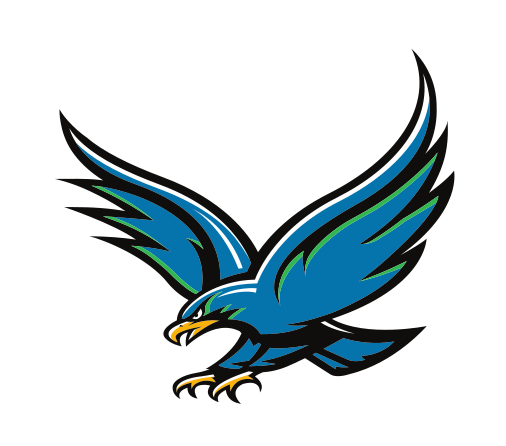 Hawk mascot, full body, color variant, cell 16