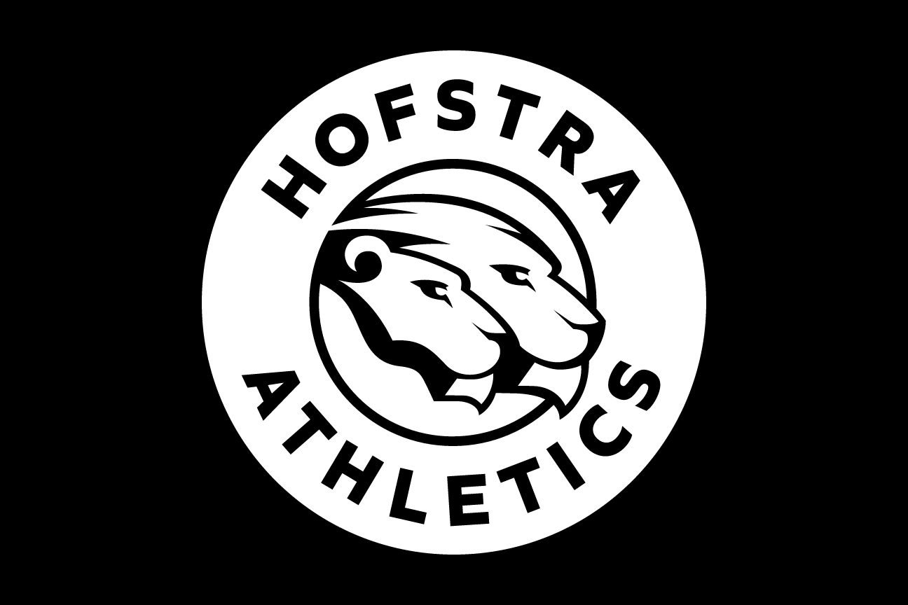 Hofstra Athletics roundel, white knockout variant, cell 115
