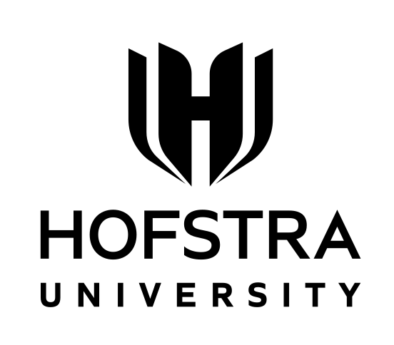 Hofstra University logo, black on white variant, cell 5