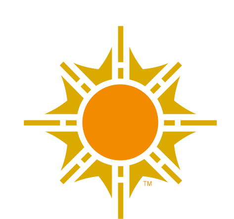 Sun icon, full color variant, cell 9