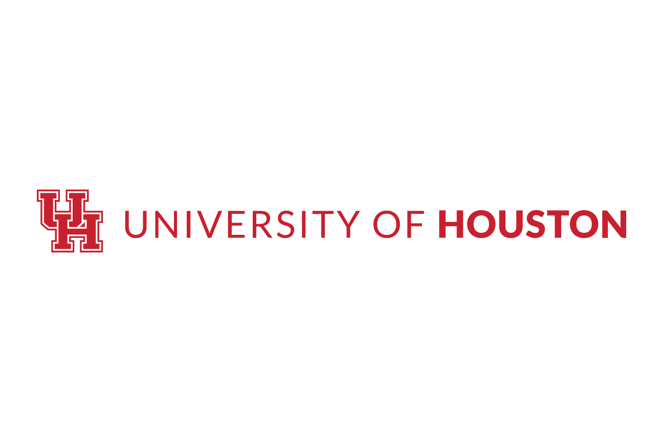 University of Houston horizontal lockup, red variant, cell 6