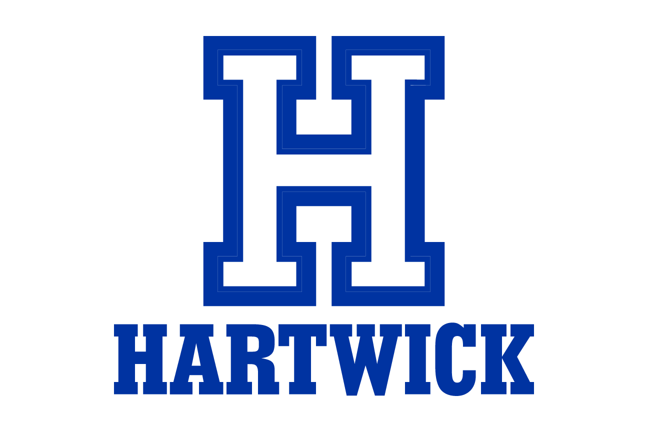 Pine Lake Hartwick College logo, black variant, cell 9