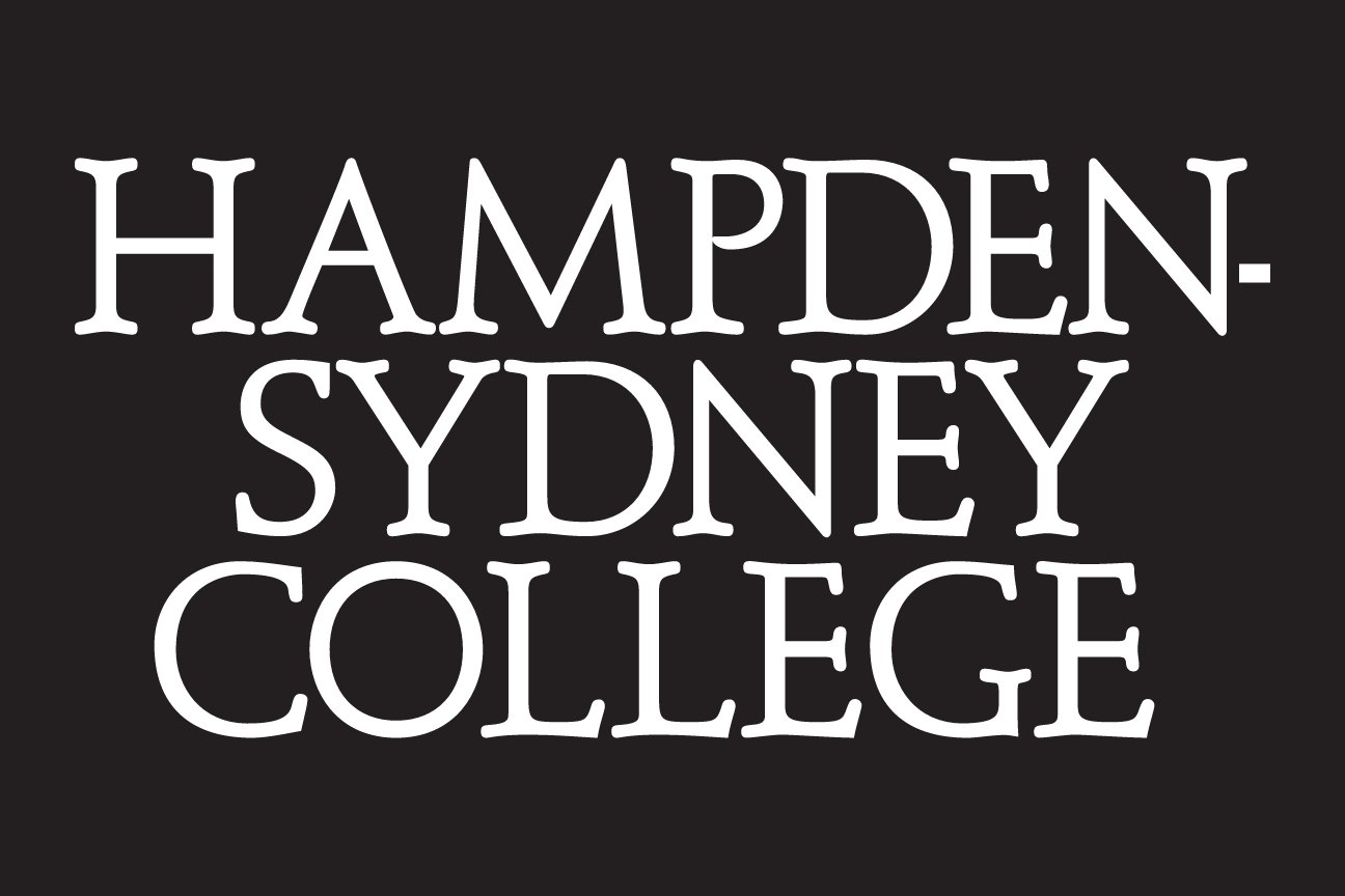 College Wordmark, 3-line white on black variant, cell 17