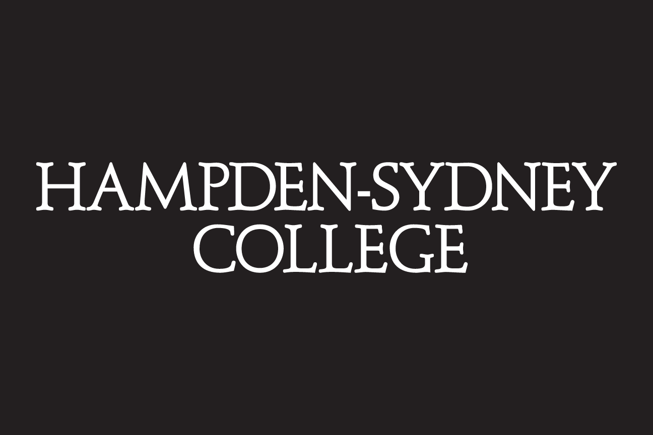 College Wordmark, 2-line white on black variant, cell 20
