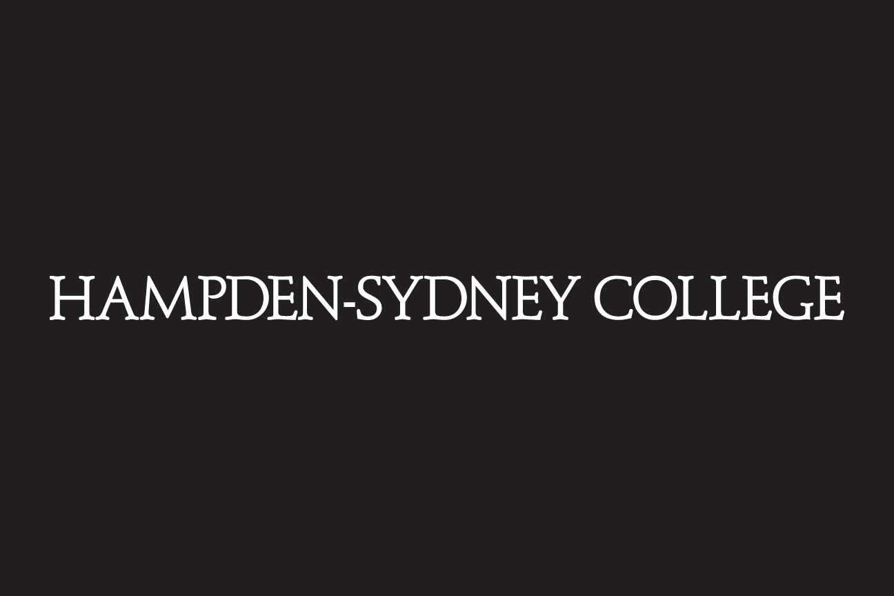 College Wordmark, 1-line white on black variant, cell 23