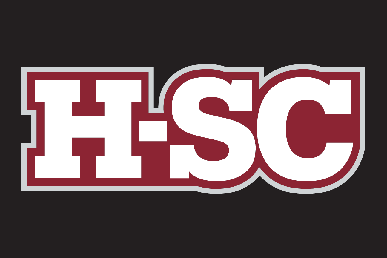 acronym H-SC, white with garnet outline on grey variant, cell 110