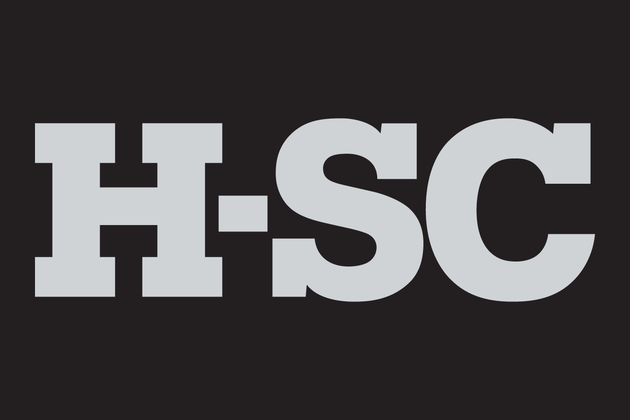acronym H-SC, white on grey variant, cell 122