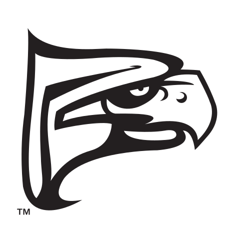 Hawk head, black and white variant, cell 11