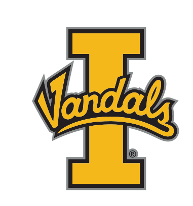'I' with 'Vandals' script, gold/black variant