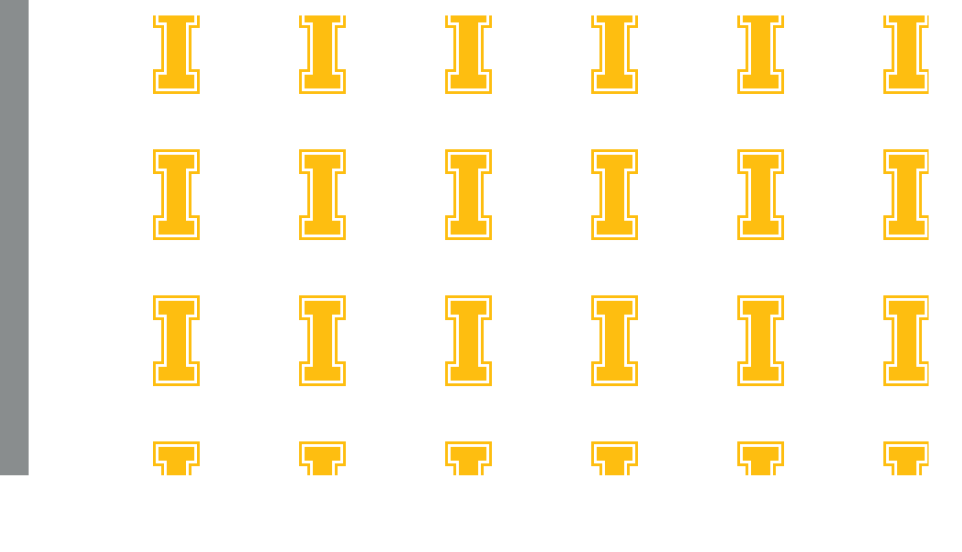 'I' pattern, gold small strip variant