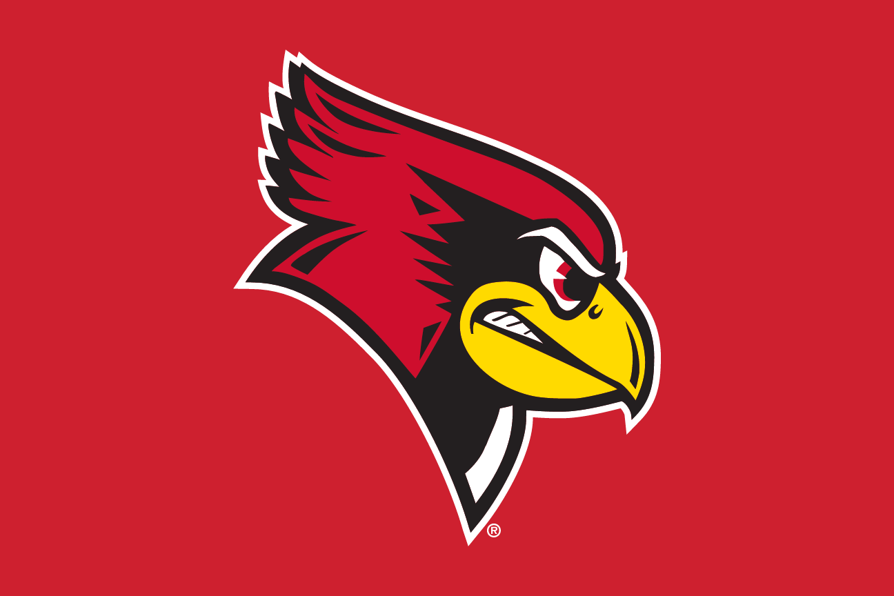 Redbird head, full color on red variant, cell 2