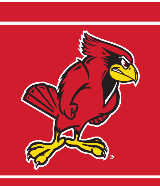full-body Redbird, full color on red variant, cell 9