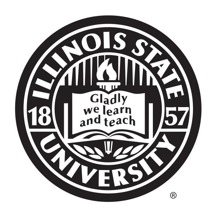 Illinois State University seal, black variant, cell 34