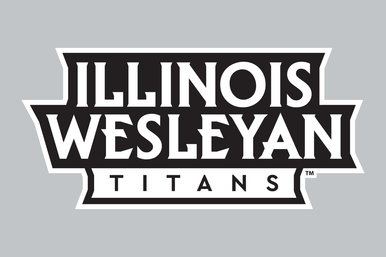 Illinois Wesleyan Titans wordmark, black and white variant, cell 31