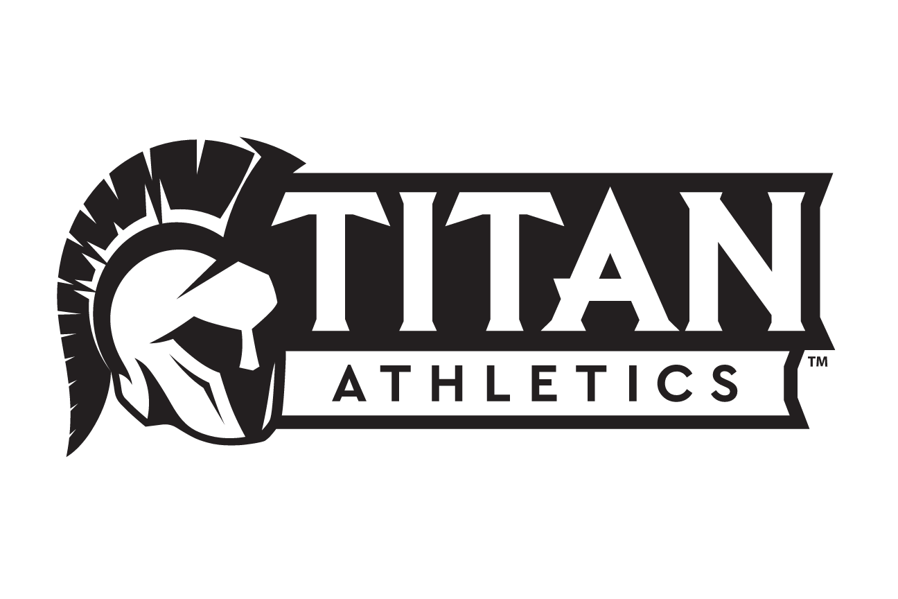 Titan Athletics sport mark, black and white variant, cell 51