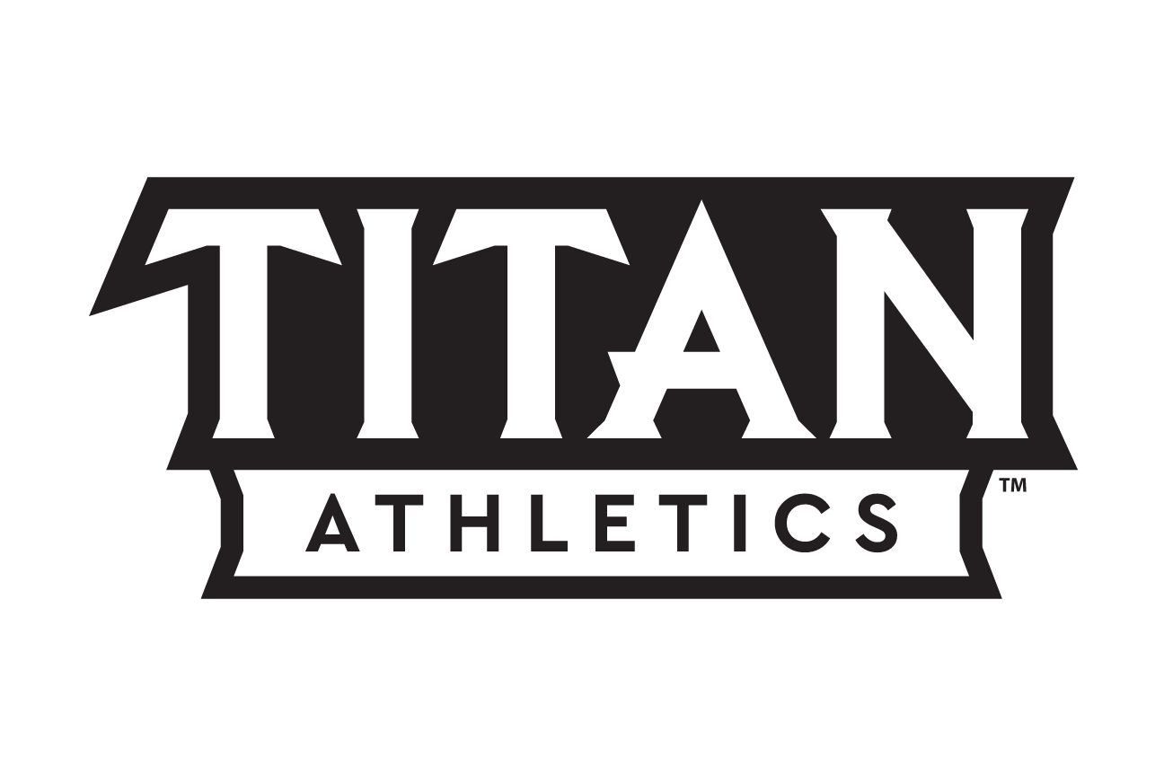 Titan Athletics sport mark, black and white variant, cell 53