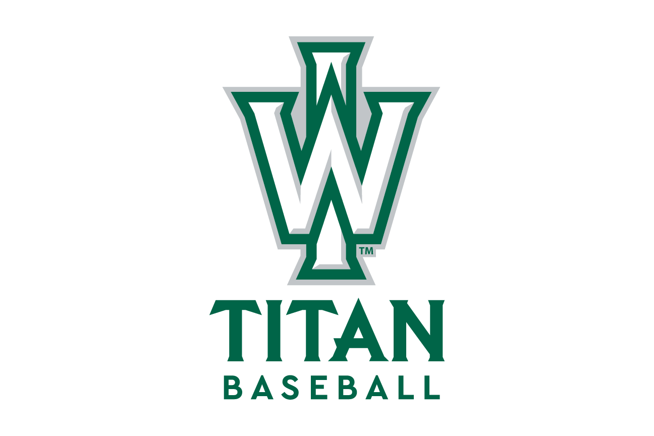 'W' Titan Athletics sport mark, green and white variant, cell 64