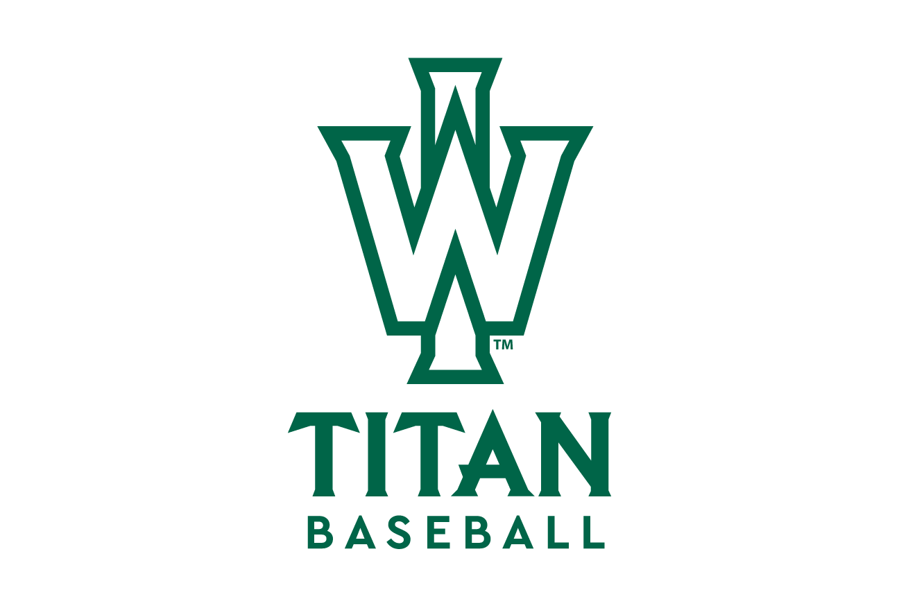'W' Titan Baseball sport mark, green variant, cell 65
