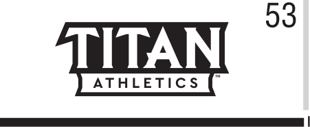 Titan Athletics sport mark, black and white variant, cell 53
