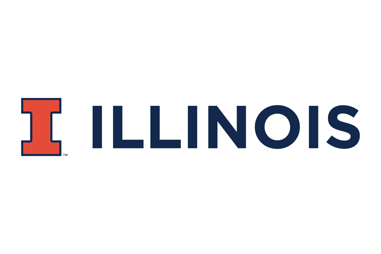 I Illinois lockup, horizontal, navy/orange variant, cell 40