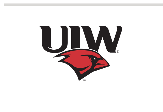 UIW lettermark, black variant, cell 24