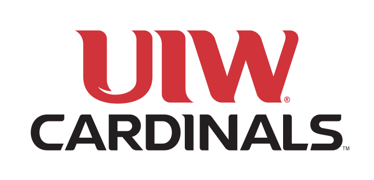 UIW Cardinals logo, red and black on white variant, cell 31