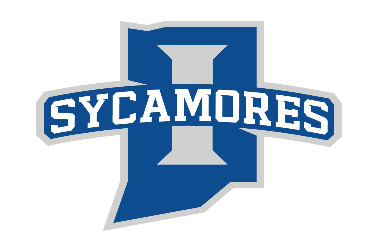 Indiana State University signature, horizontal lockup variant, cell 1