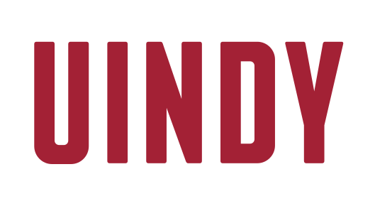 UINDY wordmark, red variant, cell 1