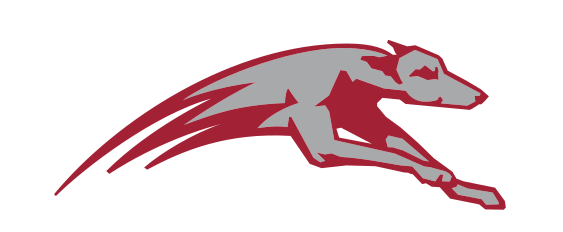 Greyhound mascot head, color variant, cell 26