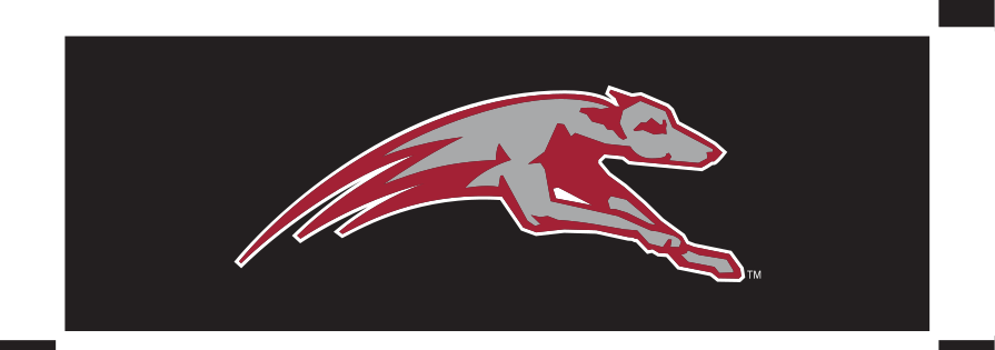 Greyhound mascot head, reverse variant, cell 27