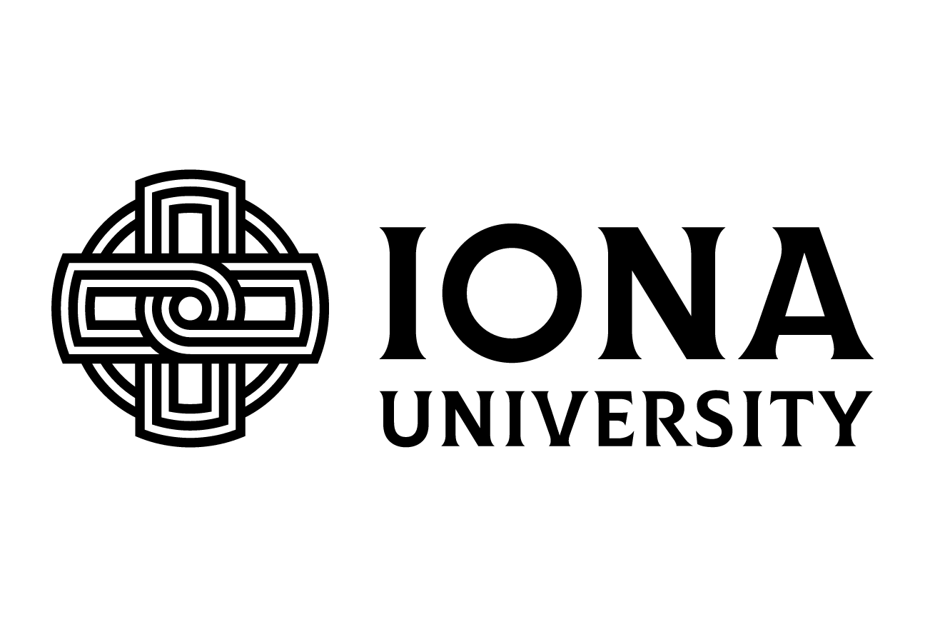 university mark stacked, black on white variant, cell 16