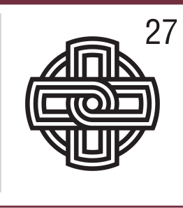 university icon, black on white variant, cell 27
