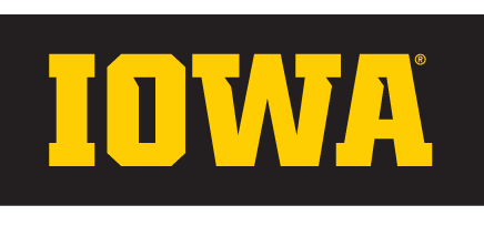 IOWA wordmark, yellow variant, cell 4