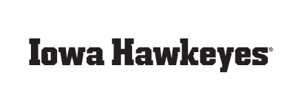Iowa Hawkeyes wordmark, black variant, cell 43